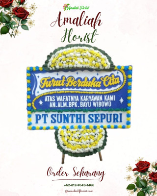 Papan Bunga Duka di Telang