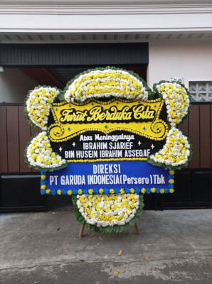 Papan Bunga Duka di Telang